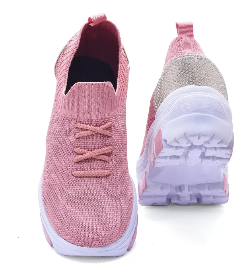 Tênis Meia Feminino Ultra Leve com Plataforma