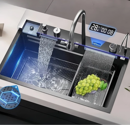 Cuba para Cozinha Gourmet Multifuncional em Aço Inox 304