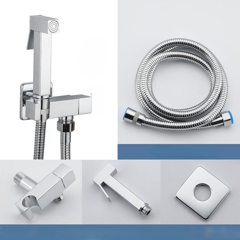 Ducha Higiênica Luxo com Comando Duplo Cor Cromado Materiais