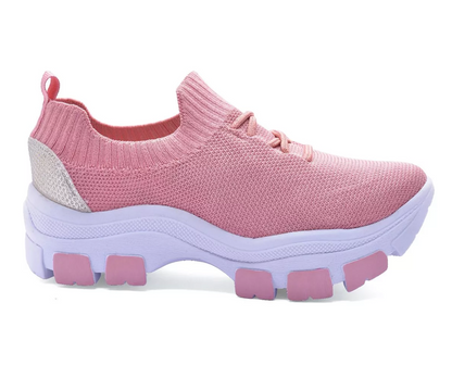 Tênis Meia Feminino Ultra Leve com Plataforma