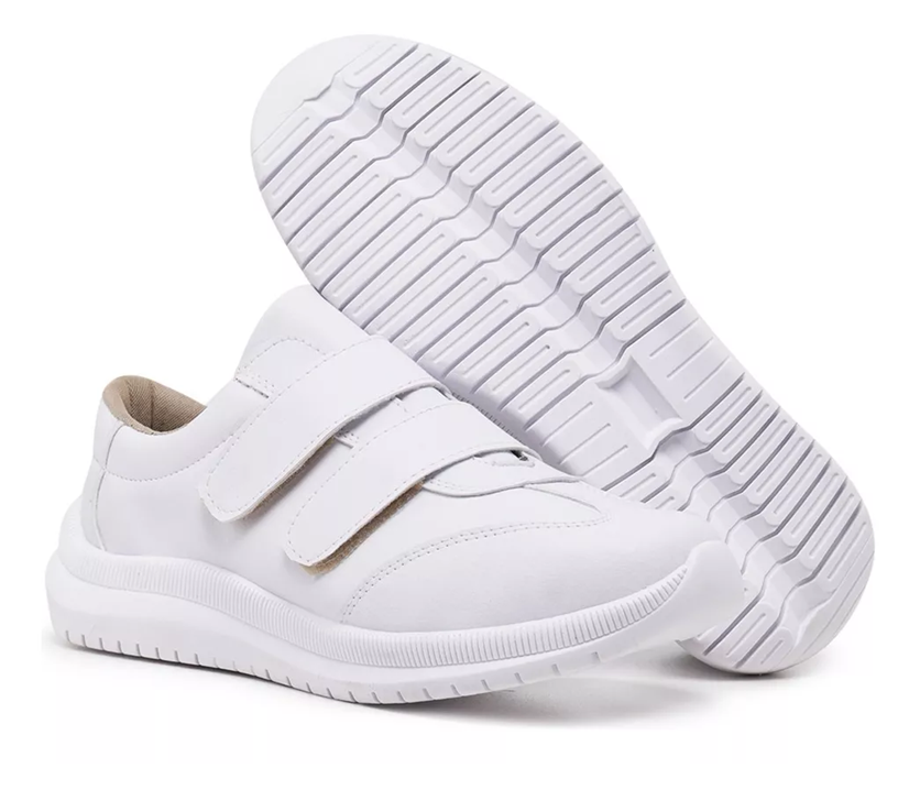 Tênis Feminino Antiderrapante Calce Fácil com Velcro
